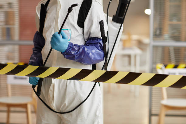 Professional Sewage Cleanup technician working in Orondo, WA